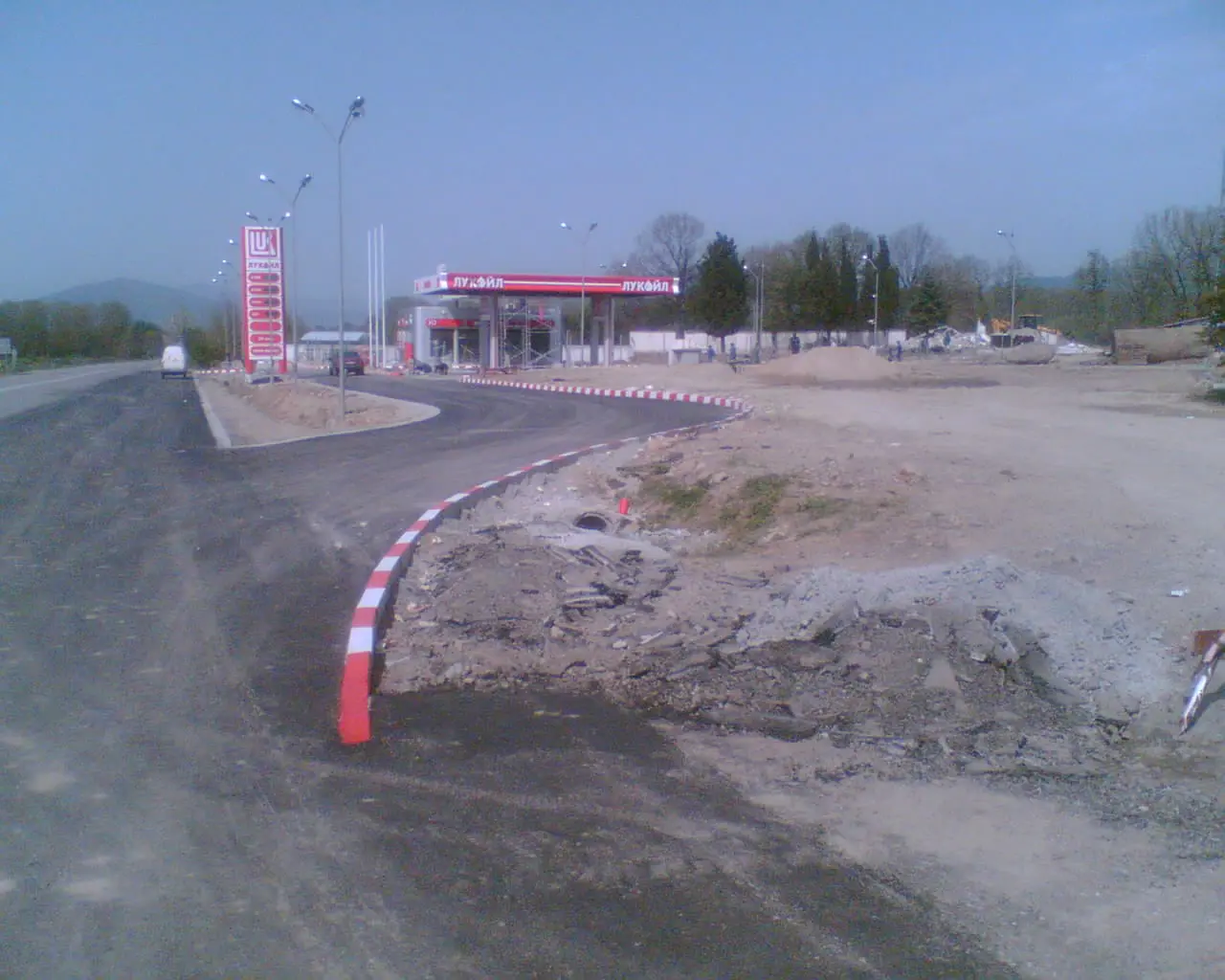 Бензиностанция Лукойл — етап 4