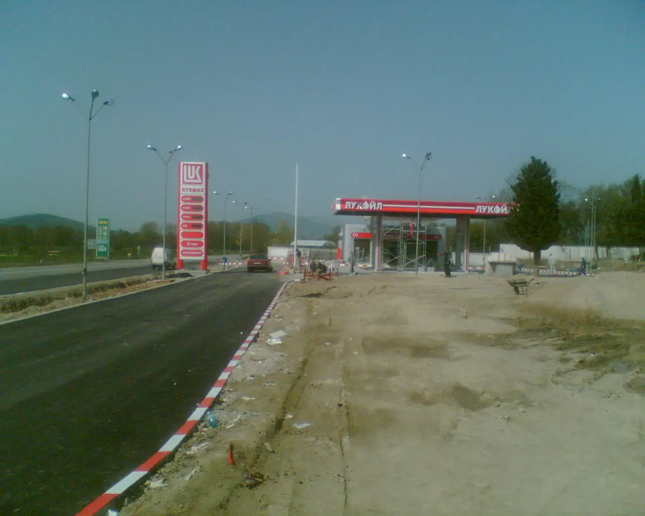 Бензиностанция Лукойл — етап 5